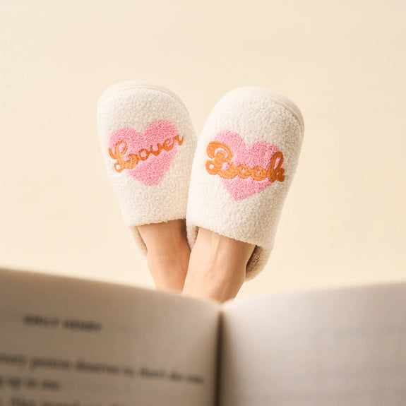 The Darling Effect Slippers-Book Lover