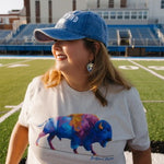 Bedford Bisons Color Blast Bison Graphic Tee - Juli's Wearable Art