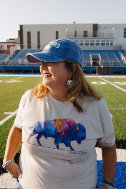 Bedford Bisons Color Blast Bison Graphic Tee