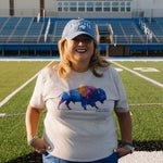 Bedford Bisons Color Blast Bison Graphic Tee - Juli's Wearable Art