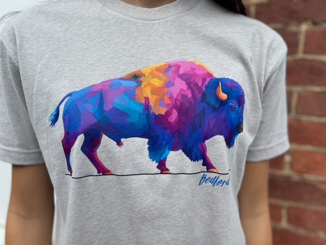 Bedford Bisons Color Blast Bison Graphic Tee