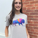 Bedford Bisons Color Blast Bison Graphic Tee - Juli's Wearable Art
