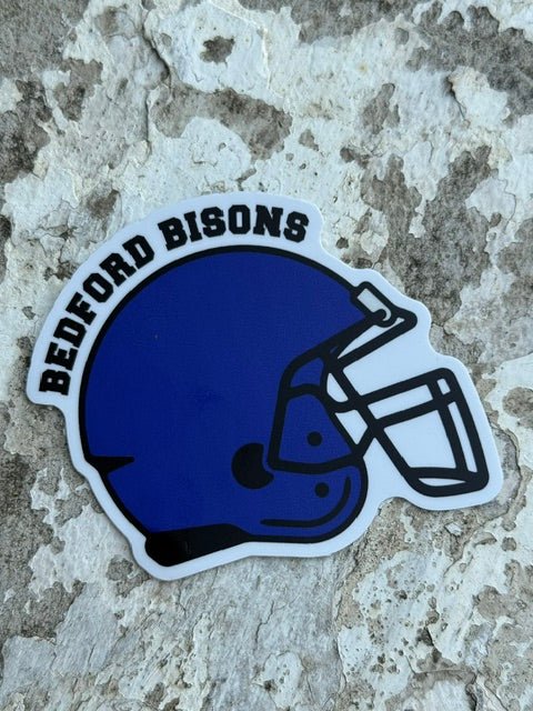 Bedford Bisons Football Helmet Sticker