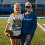 Bedford Bisons Football Sunburst Tee - Juli's Wearable Art