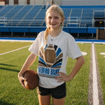 Bedford Bisons Football Sunburst Tee - Juli's Wearable Art