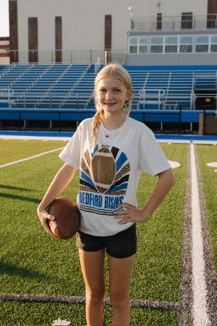 Bedford Bisons Football Sunburst Tee - Juli's Wearable Art