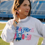 Bedford Bisons Inside Out Crewneck Sweatshirt - Juli's Wearable Art