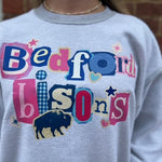 Bedford Bisons Inside Out Crewneck Sweatshirt - Juli's Wearable Art