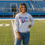 Bedford Bisons Inside Out Crewneck Sweatshirt - Juli's Wearable Art