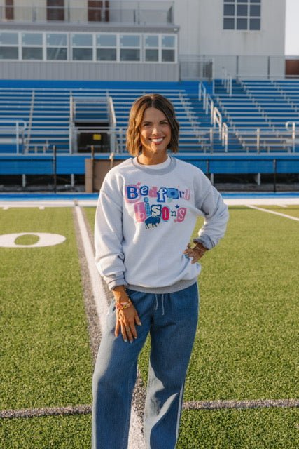 Bedford Bisons Inside Out Crewneck Sweatshirt