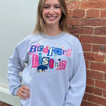 Bedford Bisons Inside Out Crewneck Sweatshirt - Juli's Wearable Art