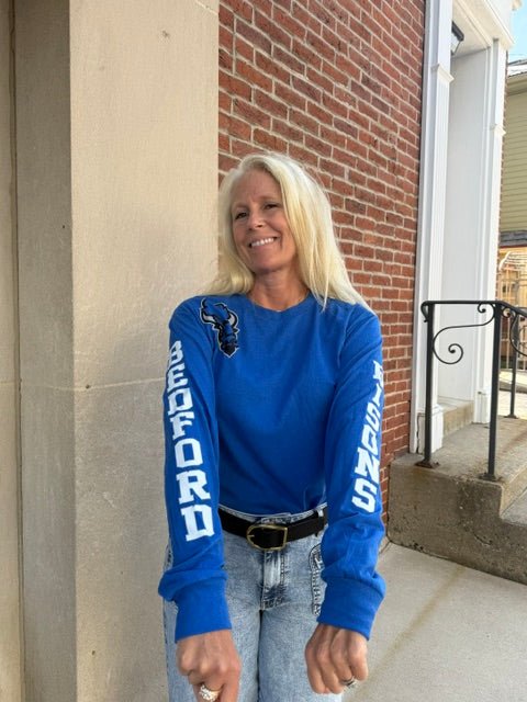 Bedford Bisons Long Sleeve Tee - Juli's Wearable Art