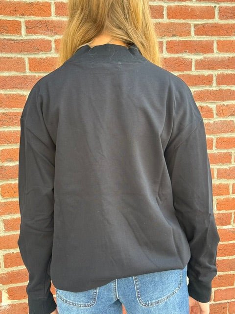 Bedford Bisons Mock Neck Sweatshirt - Juli's Wearable Art