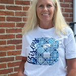 Bedford Bisons Patchwork Tee - Juli's Wearable Art