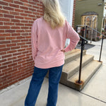 Bedford Mock Neck Sweater | Pink - Juli's Wearable Art