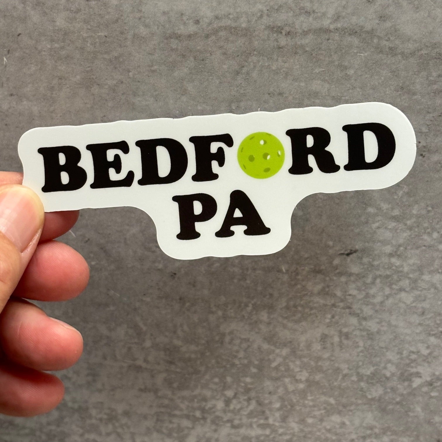 Bedford PA Pickelball Sticker - Juli's Wearable Art