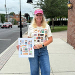 Bedford Pennsylvania Visor | Fuchsia - Juli's Wearable Art