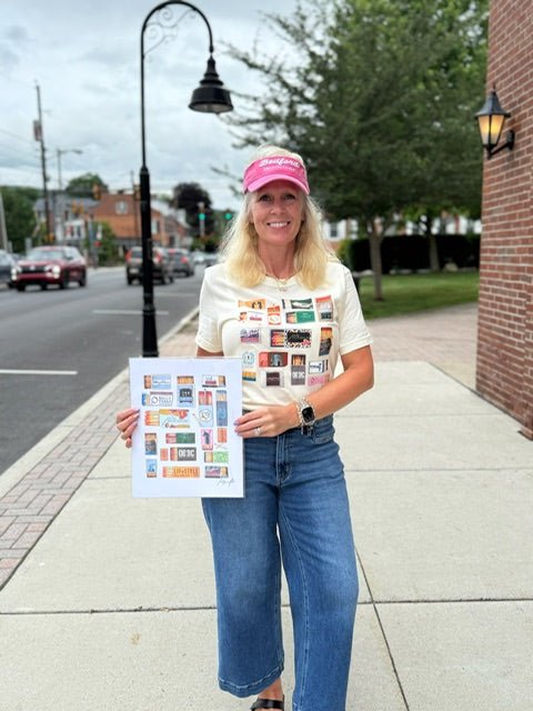 Bedford Pennsylvania Visor | Fuchsia - Juli's Wearable Art