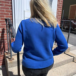 Bedford Script Crew Neck Sweater - Juli's Wearable Art