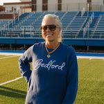 Bedford Script Crew Neck Sweater - Juli's Wearable Art