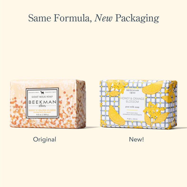 Beekman 1802 Goat Milk Bar Soap - Honey & Orange Blossom - Juli's Wearable Art
