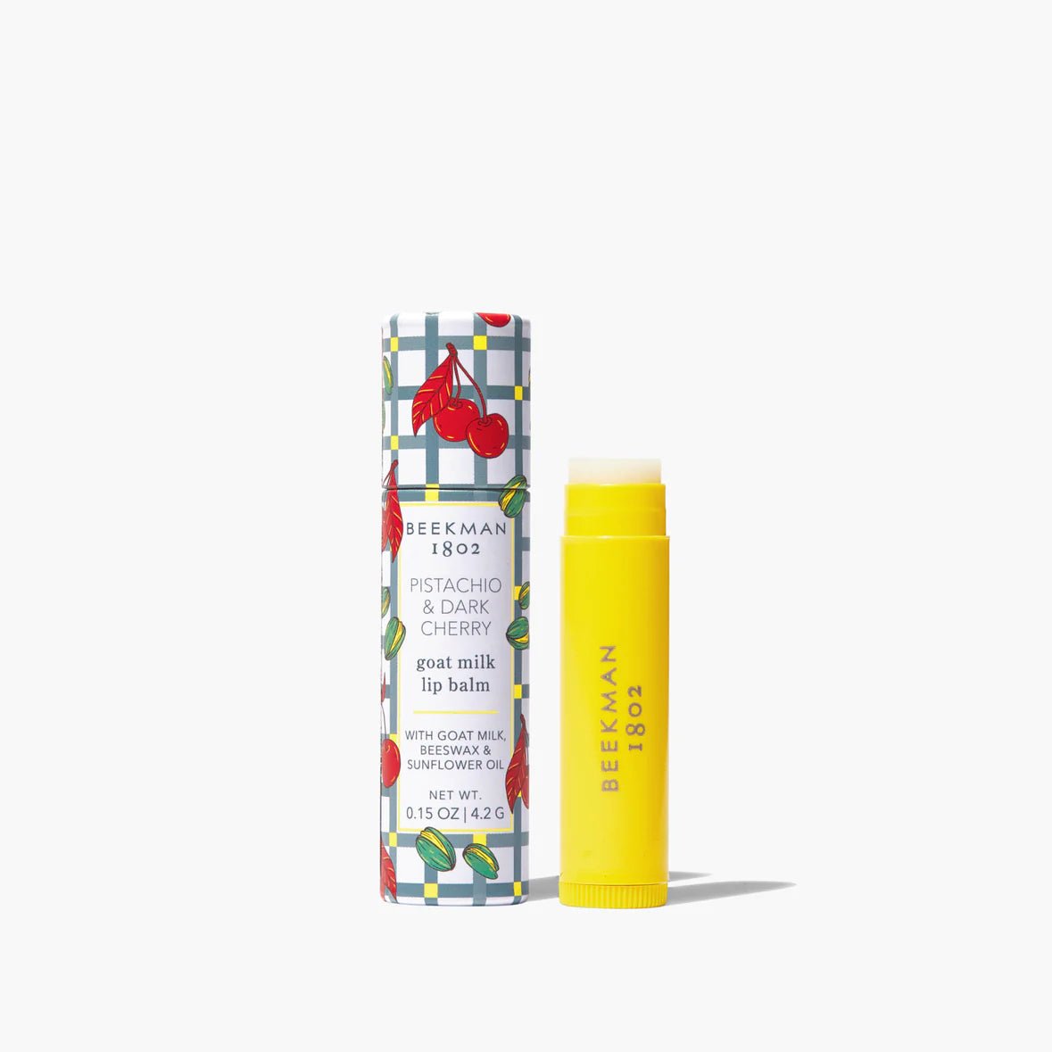 Beekman 1802 Pistachio & Dark Cherry Lip Balm - Juli's Wearable Art