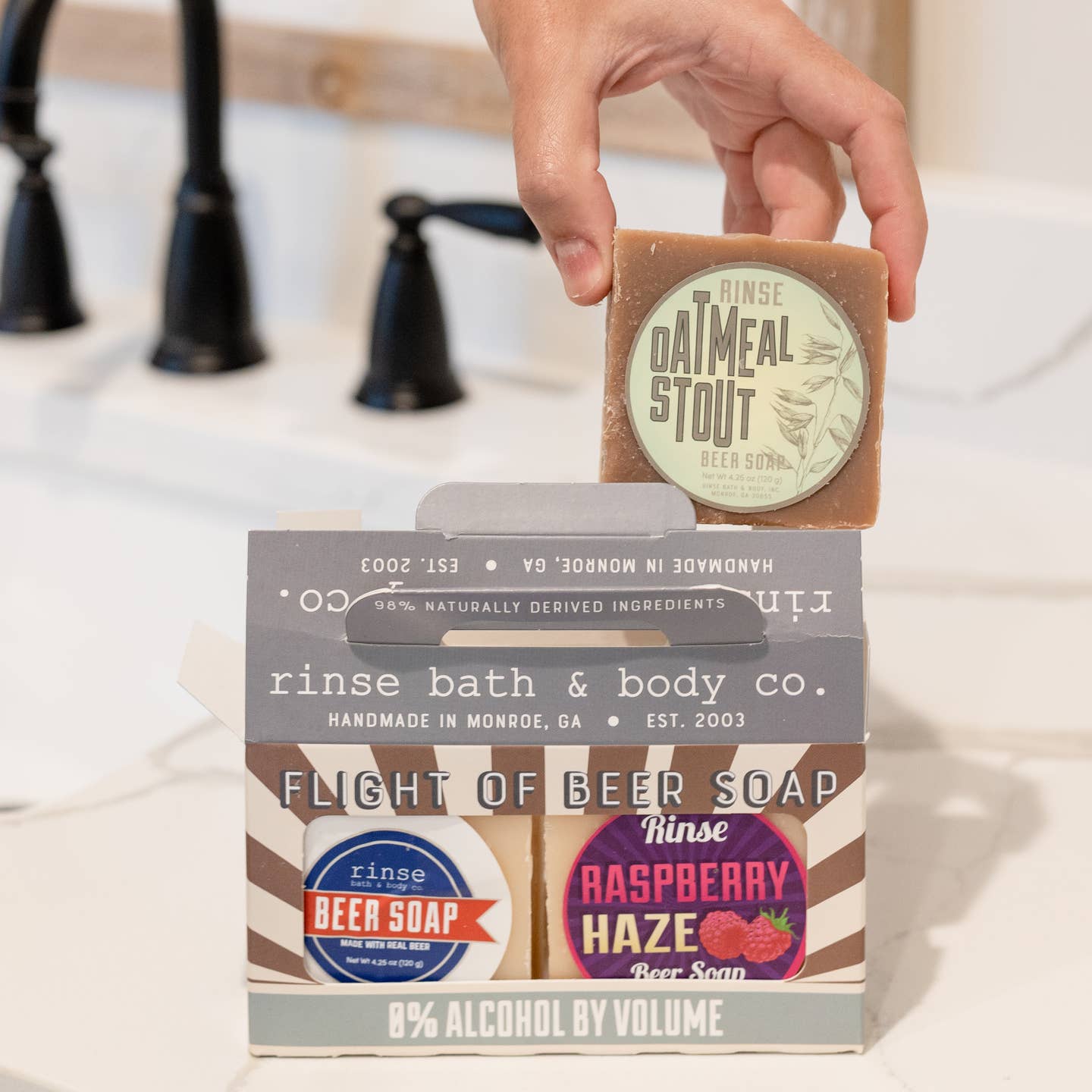 Beer Soap Flight | 4 - Bar Gift Set | Natural Handmade Soap - Juli's Wearable Art