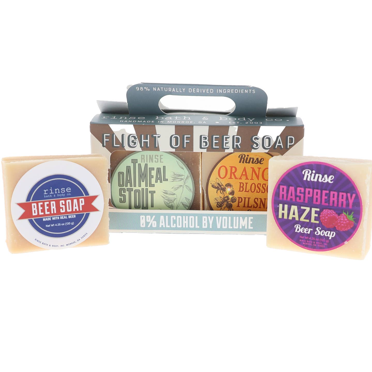 Beer Soap Flight | 4 - Bar Gift Set | Natural Handmade Soap - Juli's Wearable Art