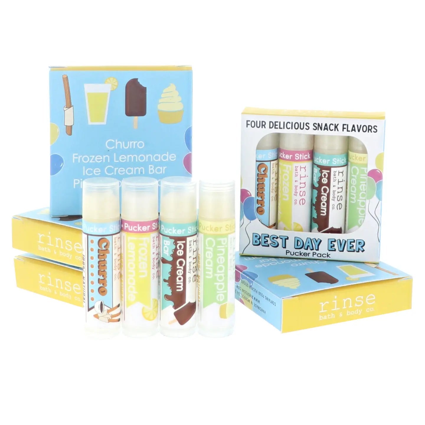 Best Day Ever Lip Balm Pack | Natural Lip Care Gift Set - Juli's Wearable Art