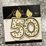 Birthday Candle Novelty Earrings - Juli's Wearable Art