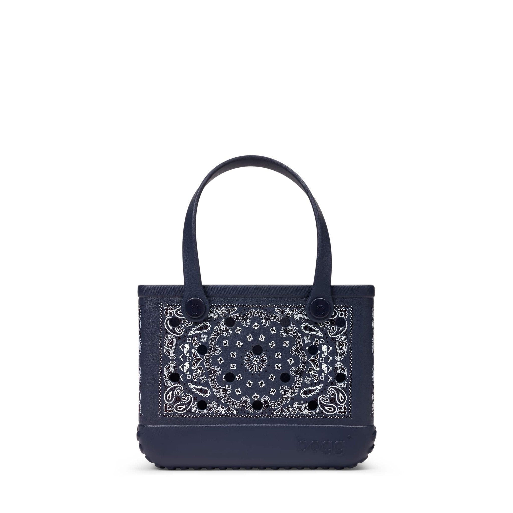 Bitty Bandana Bogg® Bag | NAVY Me Crazy - Juli's Wearable Art