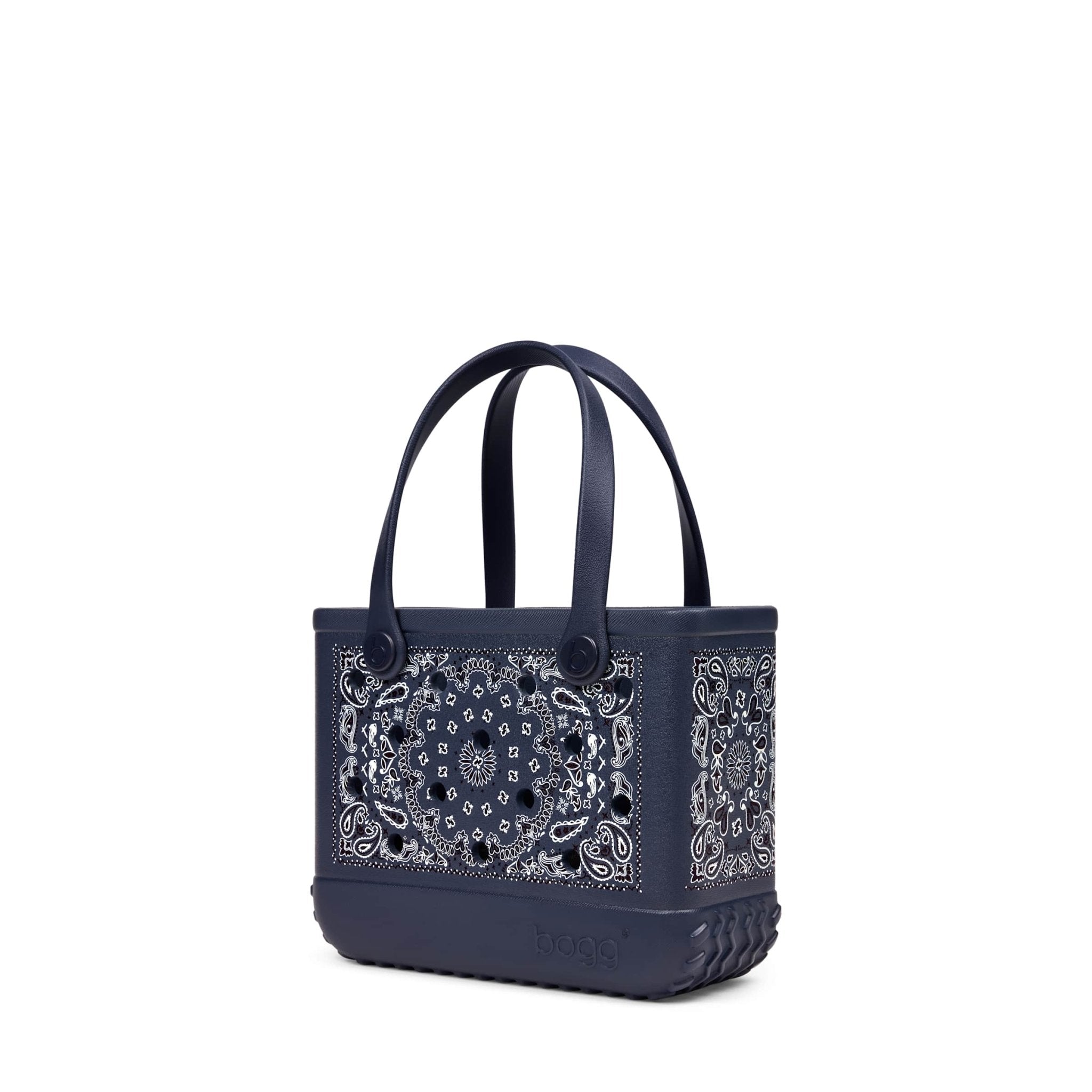 Bitty Bandana Bogg® Bag | NAVY Me Crazy - Juli's Wearable Art