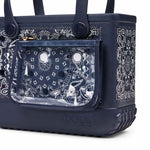 Bitty Bandana Bogg® Bag | NAVY Me Crazy - Juli's Wearable Art