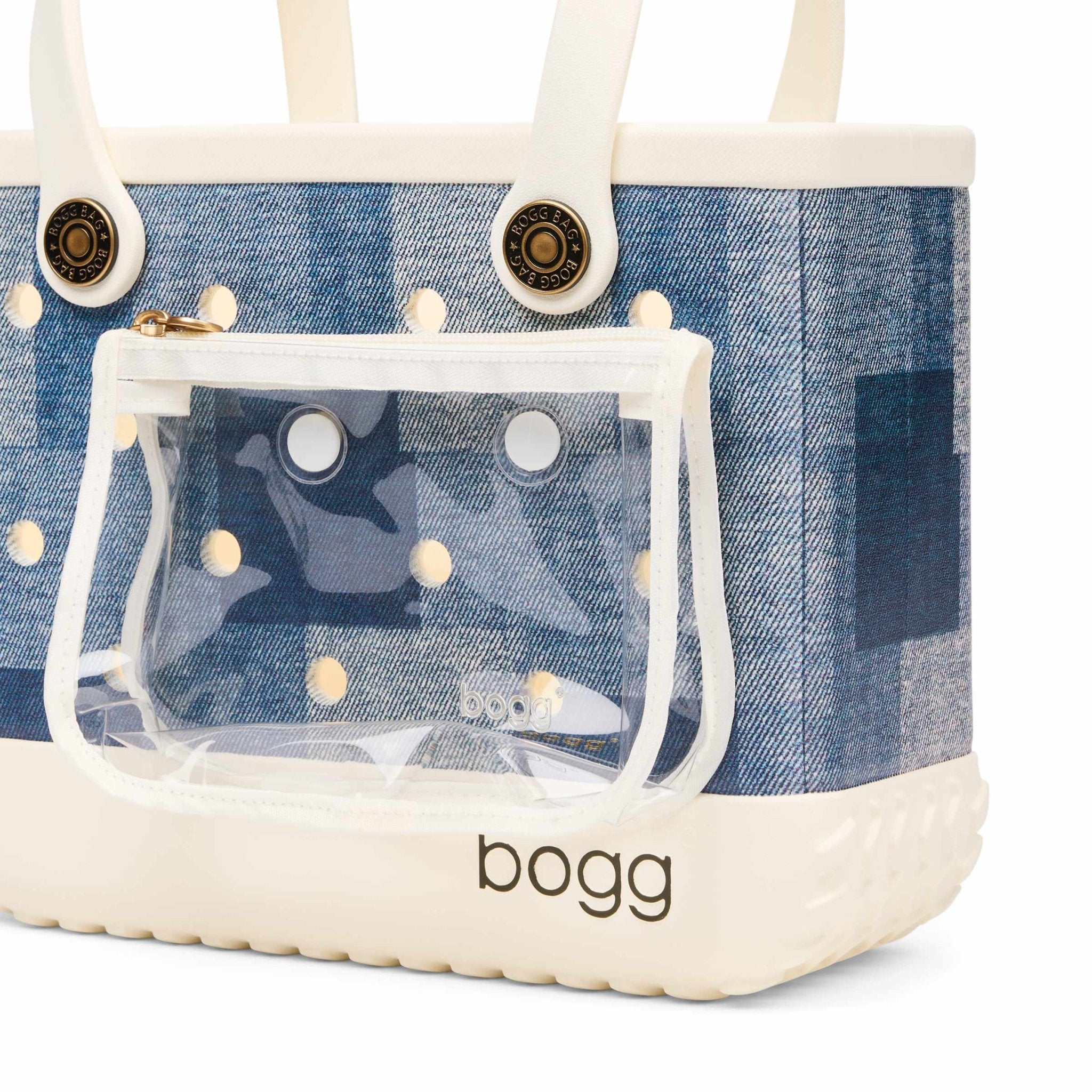 Bitty Bogg® Bag | Blue Jean | Denim + Coconut - Juli's Wearable Art