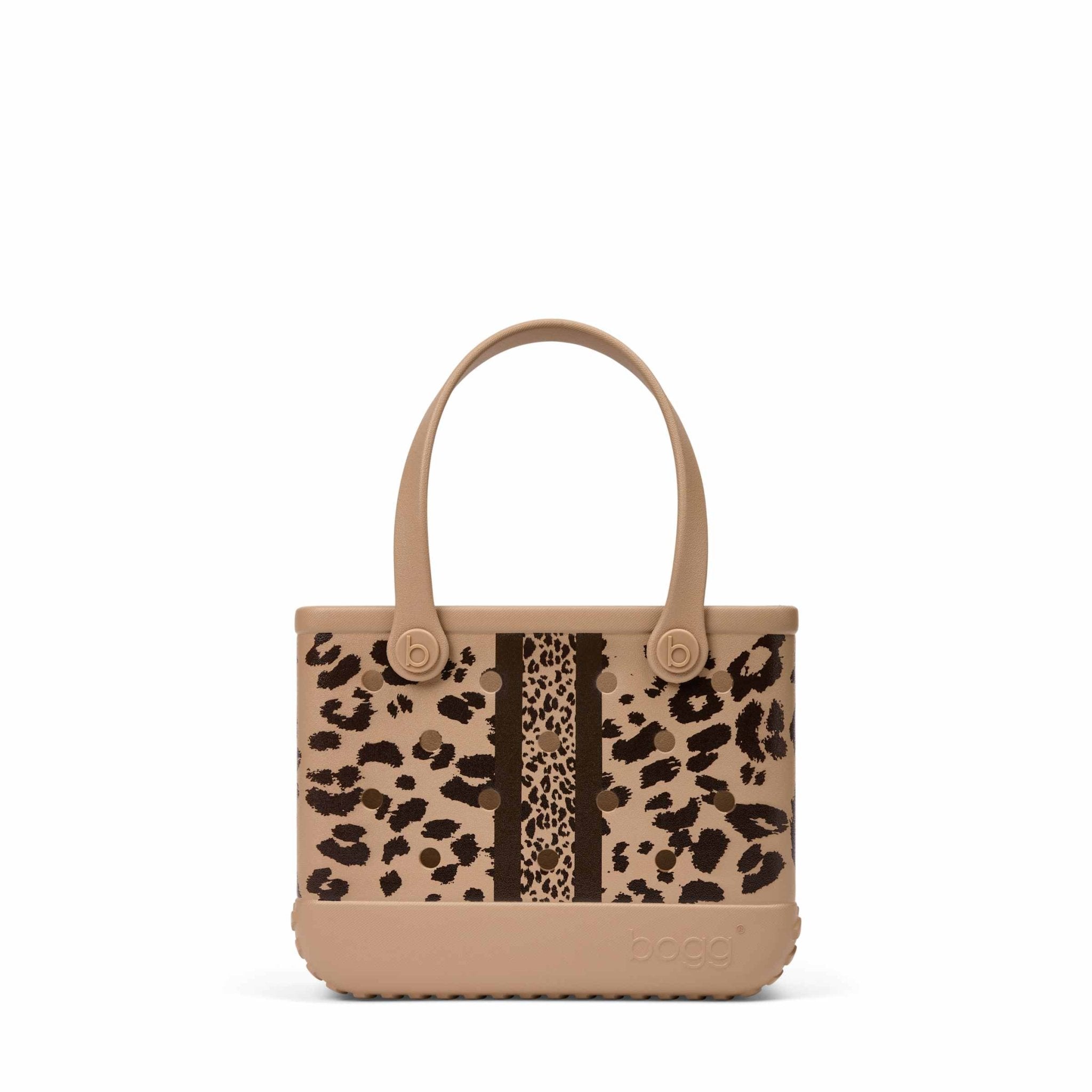 Bitty Bogg® Bag | Leopard Luxe | Camel + Hot Cocoa - Juli's Wearable Art