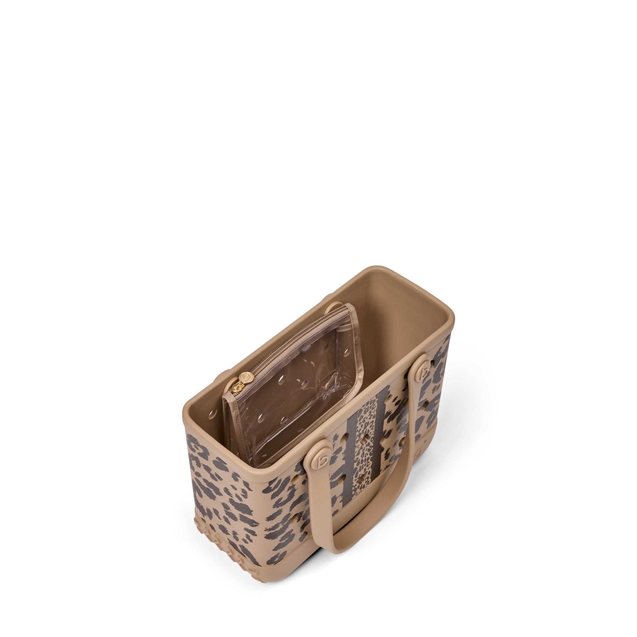 Bitty Bogg® Bag | Leopard Luxe | Camel + Hot Cocoa - Juli's Wearable Art