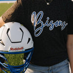 Black Leopard Print Bisons Tee - Juli's Wearable Art