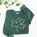 Blessed Clover Mineral Graphic Sweatshirt - Juli's Wearable Art
