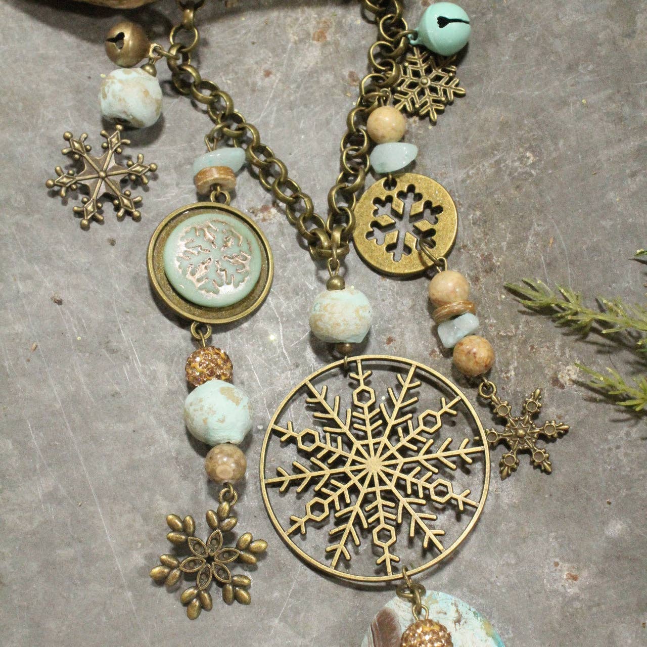 Blizzard Season Charm'd Necklace - Juli's Wearable Art