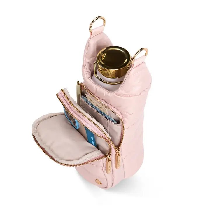 Blush Hydrobag® with Blush and Ivory Striped Strap - Juli's Wearable Art