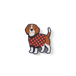 Bogg® Bag Bit | Checkered Beagle - Juli's Wearable Art