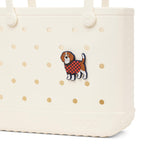 Bogg® Bag Bit | Checkered Beagle - Juli's Wearable Art