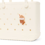 Bogg® Bag Bit | Pumpkin Bogg Latte - Juli's Wearable Art