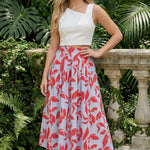 Botanical Bliss Midi Skirt - Juli's Wearable Art