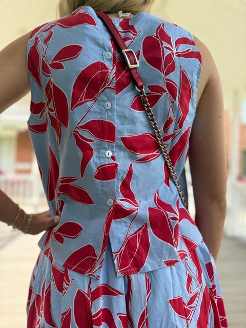 Botanical Bliss Sleeveless Top
