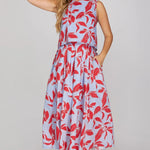 Botanical Bliss Sleeveless Top - Juli's Wearable Art