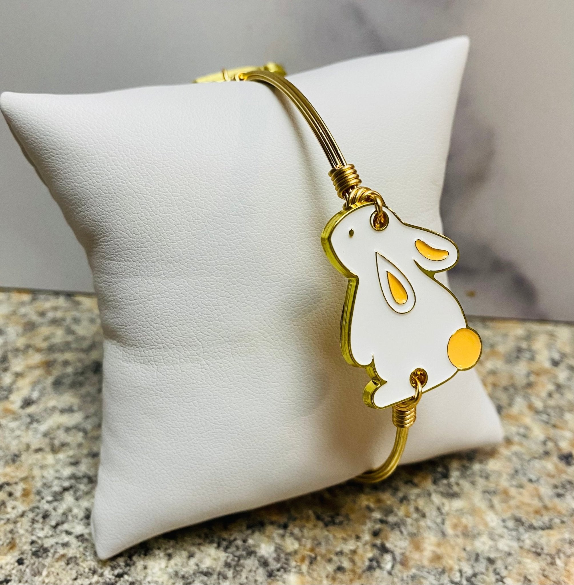 Bourbon & Boweties - Easter Bunny Bangle Bracelet - Juli's Wearable Art