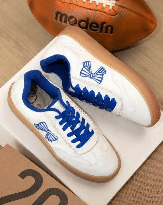 Bow Fashion Sneakers – Style Meets Comfort - Juli's Wearable Art