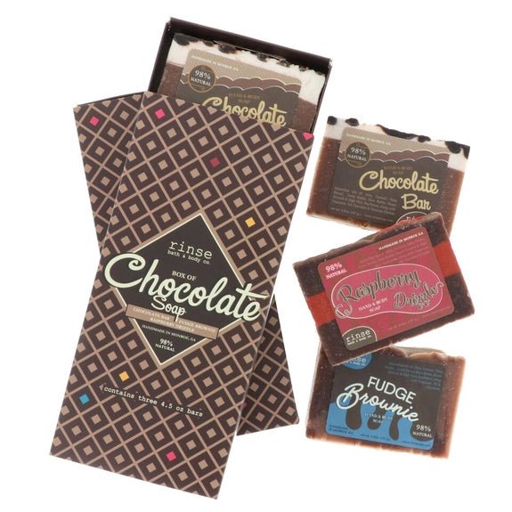 Box of Chocolate (3 Bars) | Natural Bar Soap Gift Set - Juli's Wearable Art