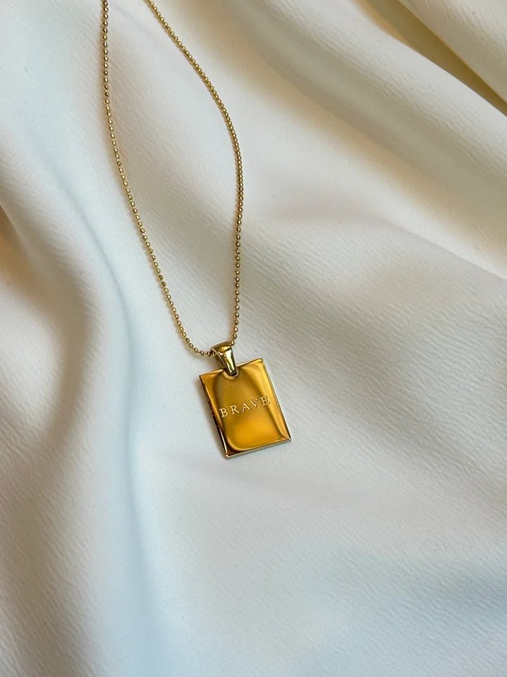 BRAVE Empowerment Necklace - Juli's Wearable Art
